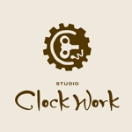 鈴木 ようこ (yoko115)さんのレザー工房　Studio  ClockWorkのロゴへの提案