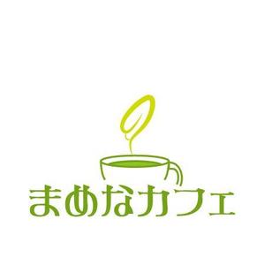 SHADOデザイン (SHADO)さんの新規出店カフェ「まめなカフェ」のロゴへの提案