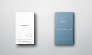 羽生　典敬 (plusfotostudio)さんのアプリ開発会社「ダブルメガネ株式会社」の名刺デザインへの提案