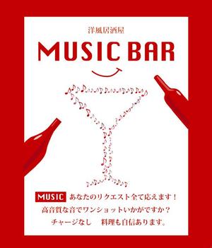 さんのMUSIC BAR 壁看板デザインへの提案
