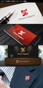 Thunder Gate design (kinryuzan)さんのＩＴコンサル企業『株式会社Dream Support』のロゴへの提案
