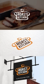 monkey designs (gerkeely)さんの飲食店「Roast kitchen」のロゴ作成への提案