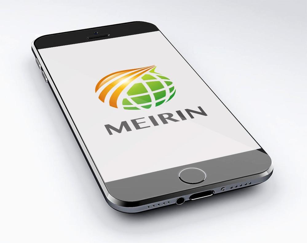 世界進出を見据えた会社「MEIRIN」の親しみ易いロゴ