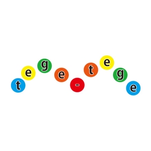 manmaru3さんの子供雑貨ブランド「tege-tege」のロゴデザインへの提案