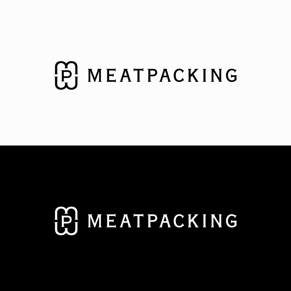 精肉コーナー「Meatpacking」(ミートパッキング)のロゴ
