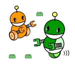 sara (ryoma831)さんの子供向けにブロックを使用したロボット教室のキャラクターデザインへの提案