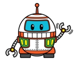 studio ROBIN (studio_ROBIN)さんの子供向けにブロックを使用したロボット教室のキャラクターデザインへの提案