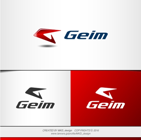 MKD_design (MKD_design)さんのサッカーブランドの「Geim」のロゴへの提案