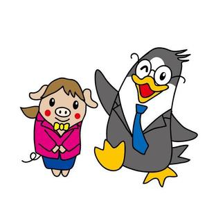 イラスト・ちでまる (tidemaru)さんの企業キャラクター　2キャラデザイン　への提案