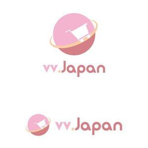 OSU Digital Media Factory (osudmf)さんの買い物代行及び輸出　「vv.Japan」のロゴへの提案