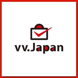 slash (slash_miyamoto)さんの買い物代行及び輸出　「vv.Japan」のロゴへの提案