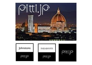 sametさんのアパレルECサイト「pitti.jp」のロゴへの提案