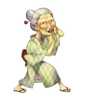 ten (tenksar)さんの【継続あり】個性的な「ばばあ」のキャラクターデザインへの提案