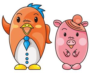 Resource:Design (sk-kita)さんの企業キャラクター　2キャラデザイン　への提案