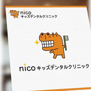 konamaru (konamaru)さんの歯科医院のキャラクターにするワニ、カバのキャラクターロゴデザインへの提案