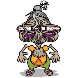 きいろしん (kiirosin)さんの【継続あり】個性的な「ばばあ」のキャラクターデザインへの提案