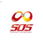 アンバー (AmberDESIGN)さんの「Ｐｅｒｓｏｎａｌ　Ｔｒａｉｎｉｎｇ　Ｓｔｕｄｉｏ　ＳＯＳ」のロゴ作成への提案