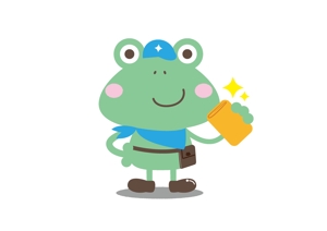 Komorebi design (nekomo)さんのカエルのキャラクターへの提案