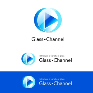 dscltyさんのガラスを紹介する「ガラスチャンネル」の、YoutubeやSNSで使うチャンネルロゴ作成への提案