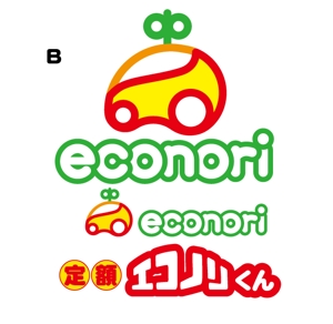 ＢＬＡＺＥ (blaze_seki)さんの軽自動車の新しい乗り方【定額エコノリくん】のロゴへの提案