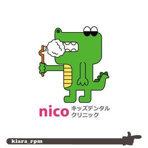 kiara_rpm ()さんの歯科医院のキャラクターにするワニ、カバのキャラクターロゴデザインへの提案