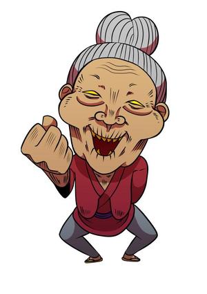 ドドリアン ()さんの【継続あり】個性的な「ばばあ」のキャラクターデザインへの提案