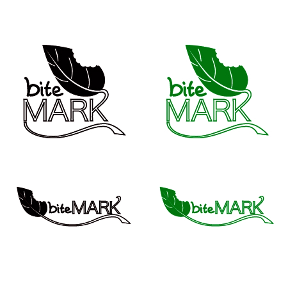 「Bite　Mark　（バイトマーク）」のロゴ作成