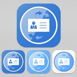 aine (aine)さんのiPhoneアプリ「名刺」のアイコン作成への提案