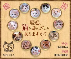 tatehama (tatehama)さんの猫カフェMoCHAのイメージ広告用バナーへの提案