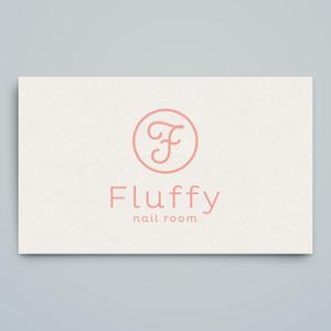 haru_Design (haru_Design)さんのプライベートネイルサロン 「nail room Fluffy」のロゴへの提案