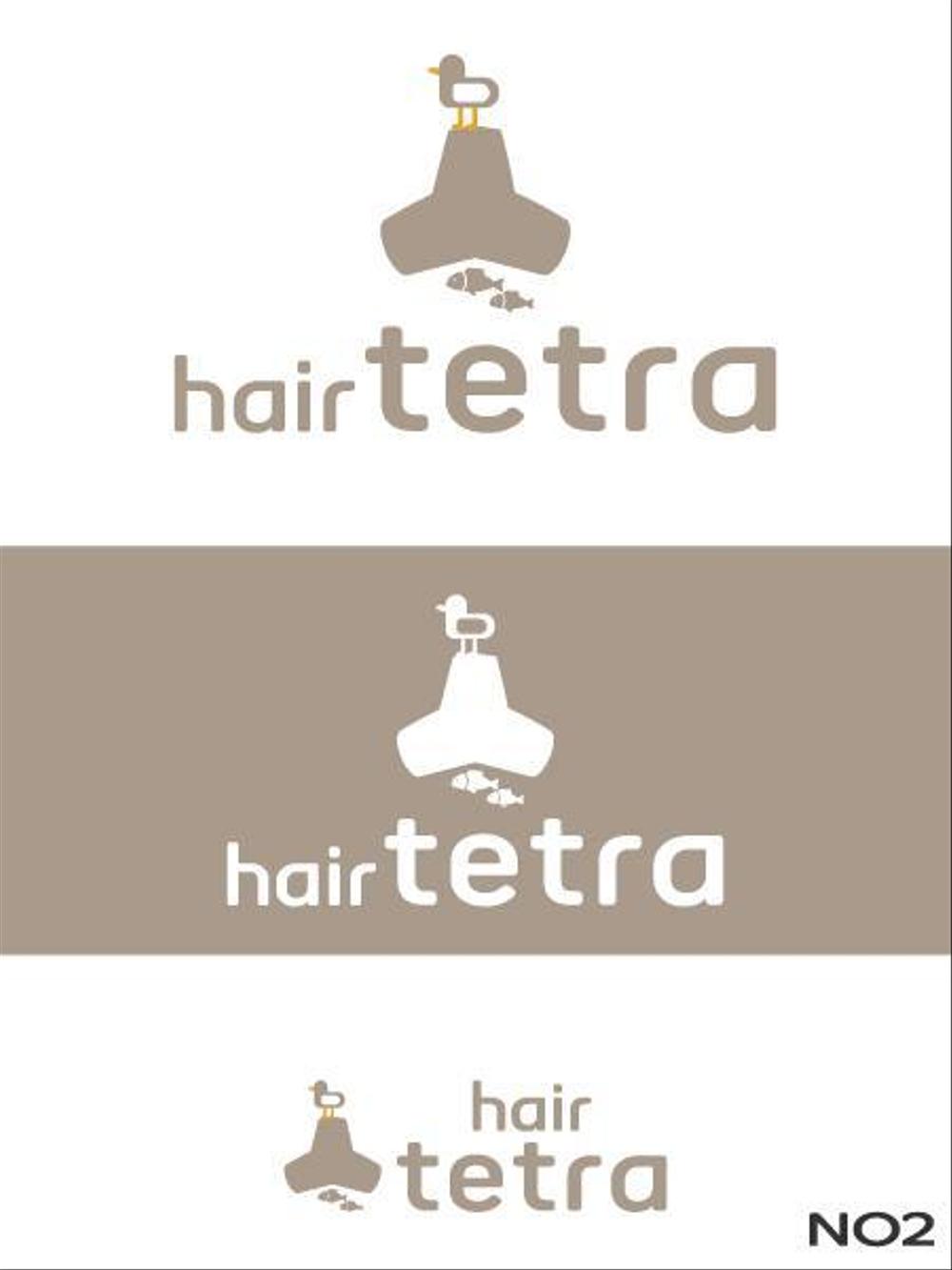 美容室（hair tetra) のロゴ