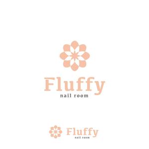 NAKAGUMA ()さんのプライベートネイルサロン 「nail room Fluffy」のロゴへの提案
