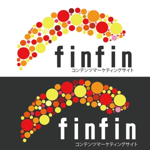 レゴリス (kyon0123)さんの新サイト「finfin」ロゴデザイン募集への提案