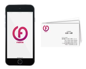溝上栄一 ()さんの新サイト「finfin」ロゴデザイン募集への提案