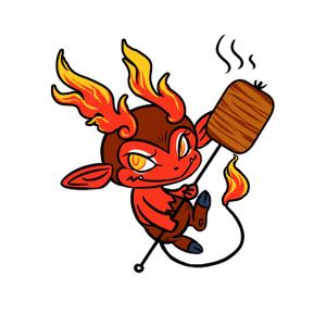 鈴木のろちか (aggchu)さんの悪魔のキャラクターデザインへの提案