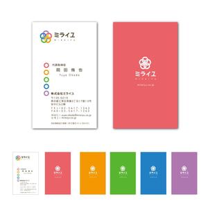 noraya_jr (noraya_jr)さんの株式会社ミライユの名刺デザインへの提案