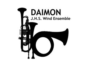 mikanjuiceさんの「DAIMON J.H.S. Wind Ensemble」のロゴ作成への提案
