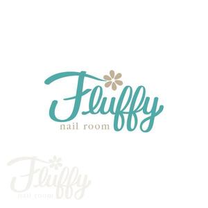 nekofuさんのプライベートネイルサロン 「nail room Fluffy」のロゴへの提案