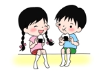 TSUBASA (yfam_tsubasa)さんの幼稚園児くらいの、幼い女の子と男の子のキャラクターデザインへの提案