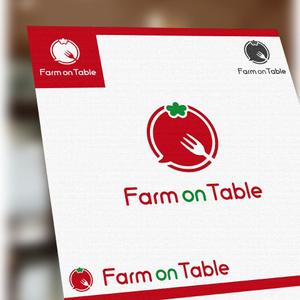 konamaru (konamaru)さんの”自然いっぱいの野菜をいつも食卓に”　「Farm on Table」　のロゴデザインへの提案