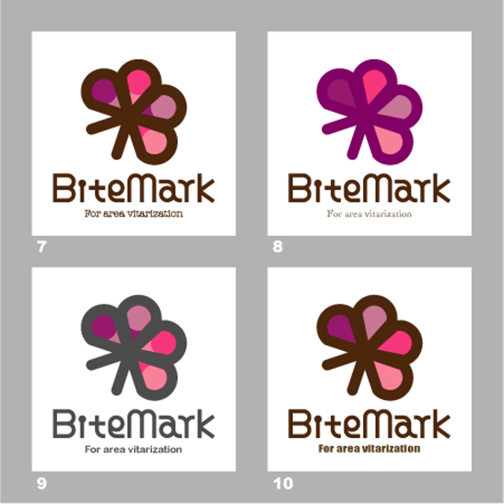 「Bite　Mark　（バイトマーク）」のロゴ作成