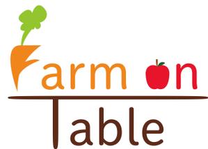 さんの”自然いっぱいの野菜をいつも食卓に”　「Farm on Table」　のロゴデザインへの提案