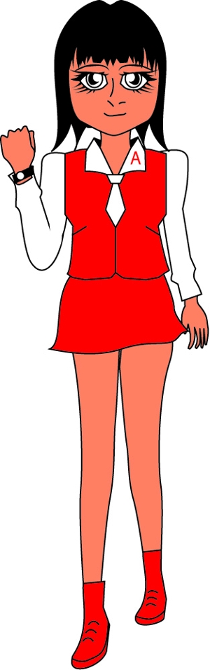 冷凍バナナ (hayaoki_reitouko_aaa)さんの【女性キャラ】パチンコ・ワゴン派遣会社のメインキャラクター！継続的にお願いします。参考デザインありへの提案