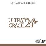 he-design (heloc)さんの店舗ロゴ作成『ULTRA GRACE 24』シンプルロゴをお願いいたします。への提案
