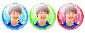 勝田デザイン事務所 (saisaishi)さんの球型のプロフィール写真の簡易デザインをお願いしますへの提案