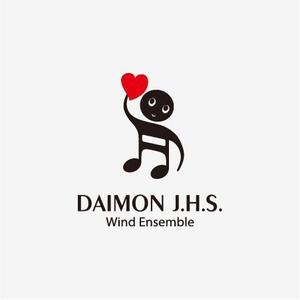 kozi design (koji-okabe)さんの「DAIMON J.H.S. Wind Ensemble」のロゴ作成への提案