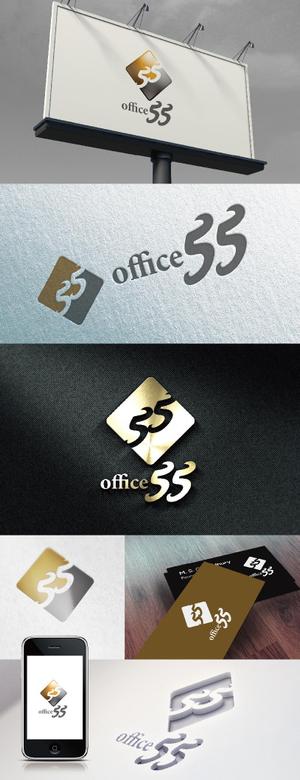 k_31 (katsu31)さんの焼肉弁当販売店の法人名「株式会社office55」のロゴへの提案