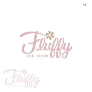 nekofuさんのプライベートネイルサロン 「nail room Fluffy」のロゴへの提案