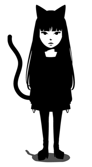k310 (k310)さんの黒猫コスチュームを着た女の子のLINEスタンプ作成への提案