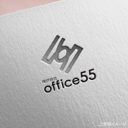 shirokuma_design (itohsyoukai)さんの焼肉弁当販売店の法人名「株式会社office55」のロゴへの提案